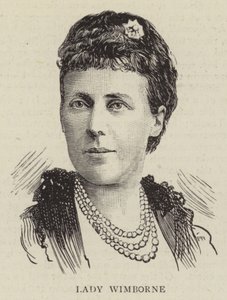 Lady Wimborne (grawerunek) autorstwa English School