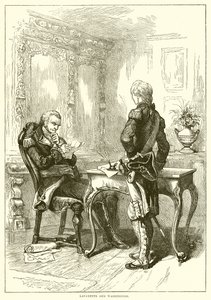 Lafayette i Waszyngton autorstwa English School