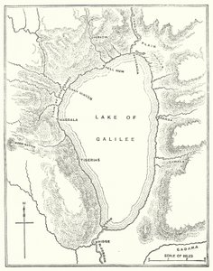 Jezioro Galilejskie (rycina) autorstwa English School