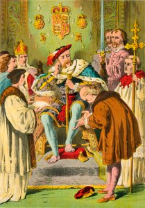 Lambert przed Henrykiem VIII autorstwa English School