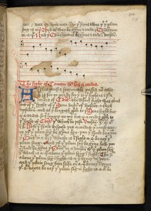 Lansdowne 763, f.115r, tom słusznie napisany na welinie w XV wieku, zawierający starożytne i bardzo interesujące traktaty o muzyce różnych autorów. autorstwa English School