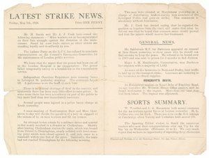 Najnowsze wieści o strajku, 7 maja 1926 r autorstwa English School