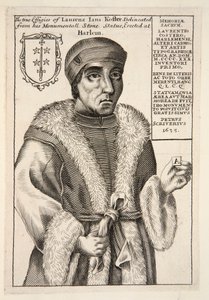Laurenz Jans Koster, wyd. 1683 grawerowanie. autorstwa English School