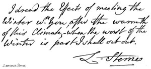 Laurence Stern autorstwa English School