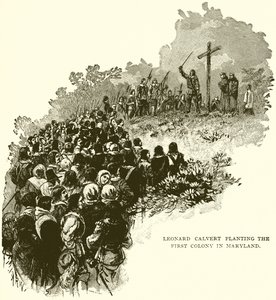 Leonard Calvert zakłada pierwszą kolonię w Maryland autorstwa English School