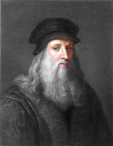 Leonardo da Vinci autorstwa English School