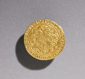 Lampart d „Or Edwarda III Anglii autorstwa English School