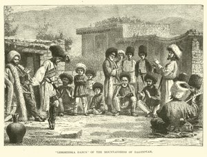 Lesghinska Taniec alpinistów Daghestanu autorstwa English School