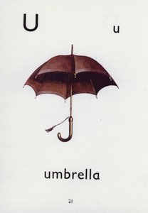 Litera U, parasol (kolor lito) autorstwa English School