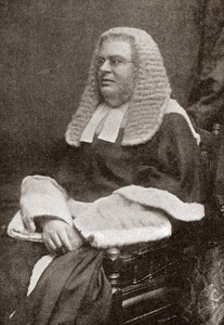 Jaskinia Lewisa Williama 1832/1897. sędzia brytyjski. Z magazynu The Strand, opublikowanego w 1896 r autorstwa English School