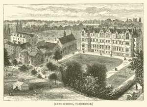 Leys School, Cambridge (grawerunek) autorstwa English School