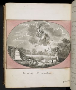 Triumf wolności, „Przygody Thomasa Waltera, opowiedziane przez przyjaciela”: autobiografia Jorgena Jorgensena, dedykowana Williamowi Jacksonowi Hookerowi (kolorowa rycina) autorstwa English School