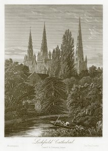 Katedra w Lichfield autorstwa English School
