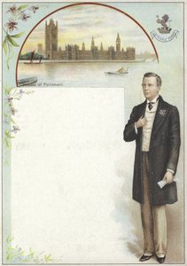 Karta Liebiga z Josephem Chamberlainem autorstwa English School