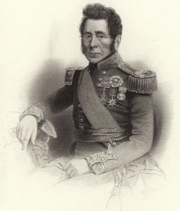 Generał porucznik Sir John Fox Burgoyne autorstwa English School
