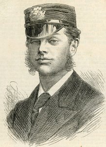 Porucznik R.H. Archer, 1875 autorstwa English School