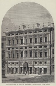 Life Association of Scotland, Edynburg (grawerowanie) autorstwa English School