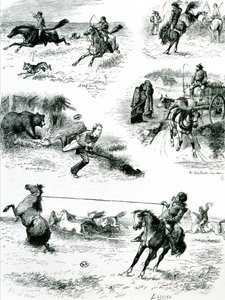 Życie w Manitobie, 1877 autorstwa English School