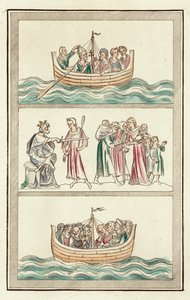 Leben von Thomas Becket (kolorierte Gravur)