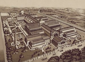 Liverpool: Wystawa statków 1886 (litografia) autorstwa English School