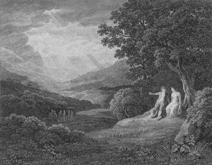 Dolina Llangollen autorstwa English School