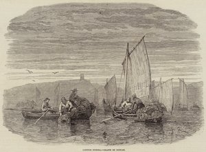 Łowienie homarów (grawerowanie) autorstwa English School