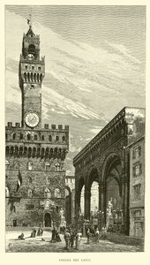 Loggia dei Lanzi autorstwa English School