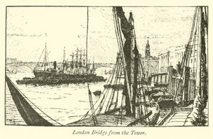 Londyński Most z Wieży autorstwa English School
