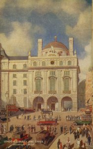 London County Fire Office, Piccadilly Circus autorstwa English School