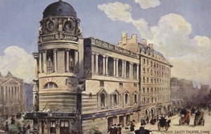 Londyński Gaiety Theatre, Strand autorstwa English School