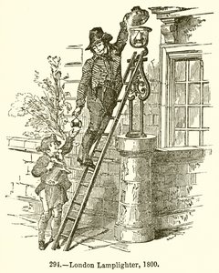 Londyński latarnik, 1800 autorstwa English School