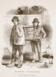 London Nightmen, z dagerotypu Richarda Bearda, ilustracja z London Labour i London Poor Henry