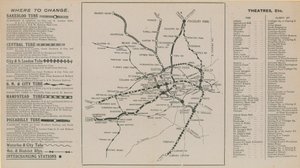 Mapa metra w Londynie