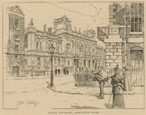 Uniwersytet Londyński, Burlington House autorstwa English School