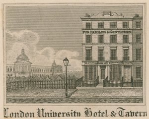 London University Hotel and Tavern, Londyn autorstwa English School