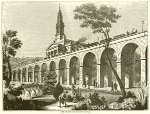 London and Greenwich Railway autorstwa English School