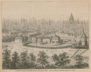 Londyn z Islington (City i East End) autorstwa English School