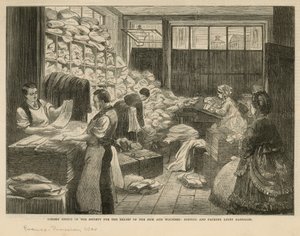 Londyńskie biuro Towarzystwa Pomocy Chorym i Rannym autorstwa English School