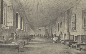 Długa Komnata, 1844 (grawiura) autorstwa English School