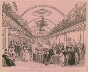 Long Room, Gallery of Practical Science, Adelaide Street, Strand, Londyn autorstwa English School