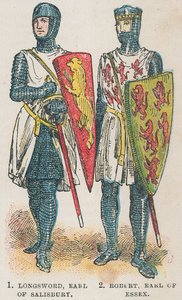 Longsword, hrabia Salisbury; Robert, hrabia Essex autorstwa English School