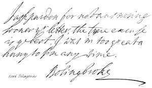 Lord Bolingbroke autorstwa English School