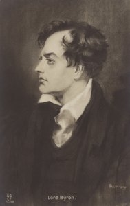Lord Byron (1788-1824), angielski poeta autorstwa English School