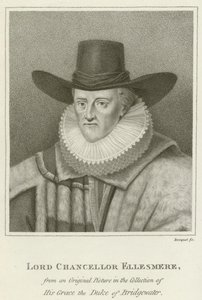 Lord Kanclerz Ellesmere (grawerowanie) autorstwa English School
