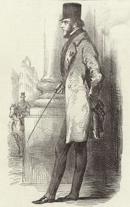 Lord George Bentinck (rycina) autorstwa English School
