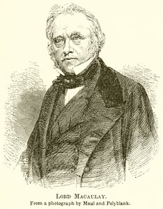 Lord Macaulay autorstwa English School