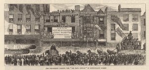Dzień Lorda Burmistrza: Procesja przechodząca obok Sir Paula Pindar autorstwa English School