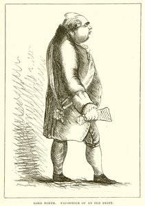 Lord Północ. Fac-Porównanie starego druku autorstwa English School