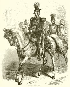 Lord Raglan i Staff autorstwa English School