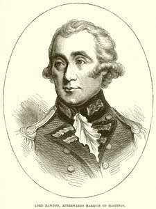 Lord Rawdon, później markiz Hastings autorstwa English School